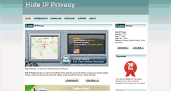 Desktop Screenshot of hideipprivacy.com
